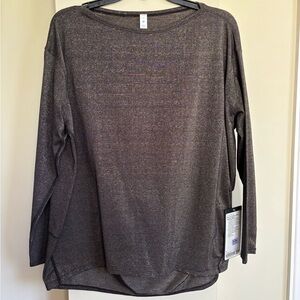 Lululemon Athletica Gray Relaxed Long Sleeve Tee